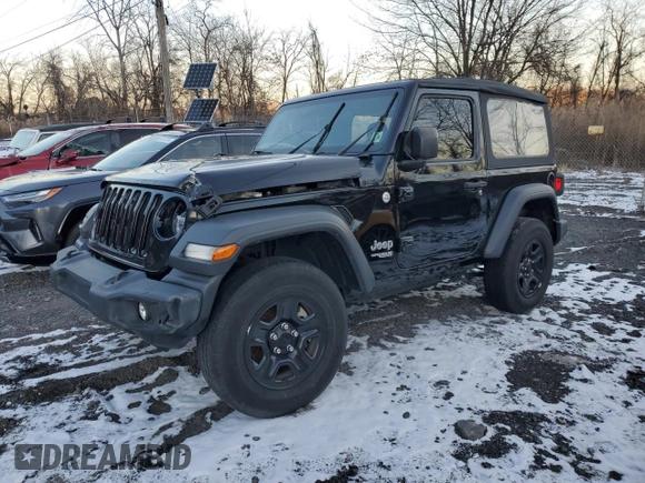 2021 Jeep Wrangler 80th Anniversary with VIN 1C4GJXANXMW638080, listed as a Copart auction lot 86476294 with 37,239 mi miles and Salvage Title. Bid and sale history available at DreamBid. Image 1.