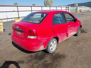 2005 Chevrolet Aveo LS with VIN KL1TD52685B441524, listed as a IAAI auction lot 42111533 with 112,641 mi miles and . Bid and sale history available at DreamBid. Image 4.
