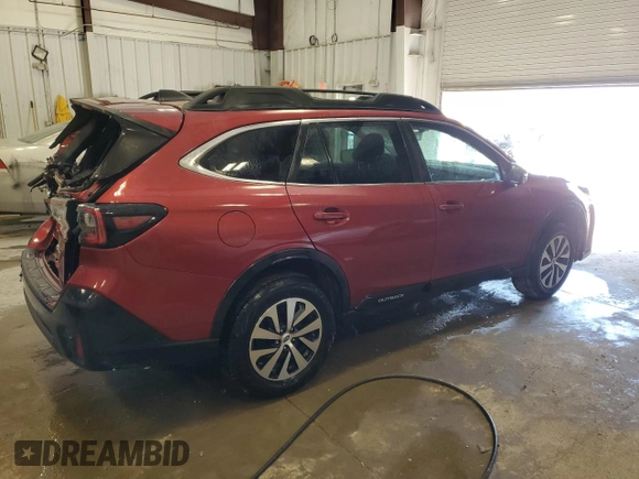 2020 Subaru Outback Premium with VIN 4S4BTACC4L3265482, listed as a Copart auction lot 61729865 with 56,944 mi miles and Non repairable. Bid and sale history available at DreamBid. Image 3.