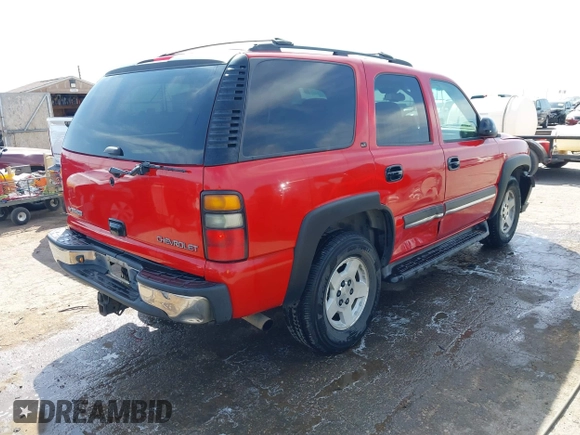 2005 Chevrolet Tahoe Z71 z VIN 1GNEC13T35R253610, wystawiony jako IAAI lot #41876001 z przebiegiem 248 743 mil mil oraz . Historia ofert i sprzedaży dostępna na DreamBid. Obrazek 4.