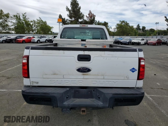 2013 Ford F-250 XL with VIN 1FTBF2A60DEB82054, listed as a Copart auction lot 50368074 with 34,182 mi miles and Clean Title. Bid and sale history available at DreamBid. Image 6.