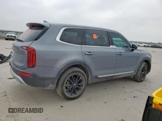 2022 Kia Telluride LX with VIN 5XYP2DHC5NG284645, listed as a Copart auction lot 57147955 with 47,664 mi miles and Salvage title. Bid and sale history available at DreamBid. Image 3.