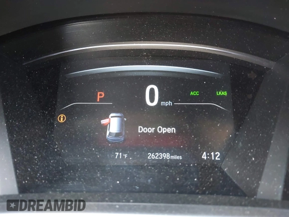 2019 Honda CR-V Touring with VIN 2HKRW2H95KH631787, listed as a IAAI auction lot 41844394 with 262,398 mi miles. Bid and sale history available at carsss.com. Image 15.