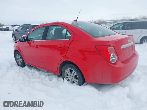 2014 Chevrolet Sonic LT with VIN 1G1JC5SH3E4148938, listed as a IAAI auction lot 41614802 with 135,847 mi miles and . Bid and sale history available at DreamBid. Image 3.