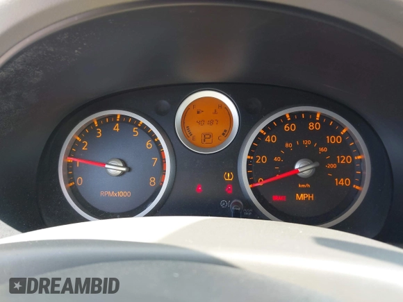 2008 Nissan Sentra S with VIN 3N1AB61E28L759925, listed as a IAAI auction lot 41991138 with 40,187 mi miles and . Bid and sale history available at DreamBid. Image 7.