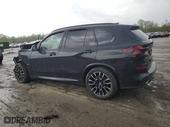 2025 BMW X5 xDrive40i z VIN 5UX23EU07S9X91602, wystawiony jako Copart lot #55647515 z przebiegiem Nie podano mil oraz Szkoda całkowita • Salvage title. Historia ofert i sprzedaży dostępna na DreamBid. Obrazek 2.