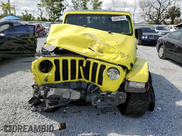 2023 Jeep Gladiator Sport S with VIN 1C6HJTAG3PL572662, listed as a Copart auction lot 53447045 with Not provided miles and Non repairable. Bid and sale history available at DreamBid. Image 5.