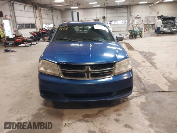 2012 Dodge Avenger SE with VIN 1C3CDZAB2CN275242, listed as a IAAI auction lot 42159958 with 176,650 mi miles and . Bid and sale history available at carsss.com. Image 13.