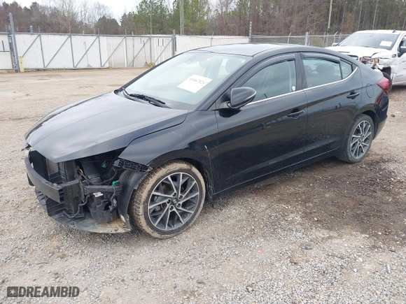 2019 Hyundai Elantra SEL with VIN 5NPD84LF3KH424053, listed as a IAAI auction lot 41467524 with 82,943 mi miles. Bid and sale history available at carsss.com. Image 18.