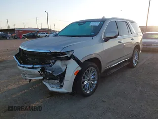 2024 Cadillac Escalade 4WD Premium Luxury with VIN 1GYS4BKL9RR241428, listed as a IAAI auction lot 41996176 with 13,976 mi miles and . Bid and sale history available at DreamBid. Image 17.