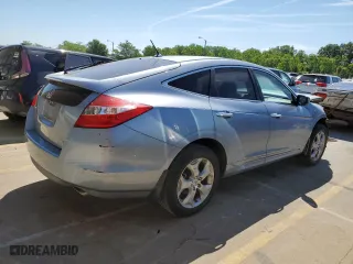 2010 Honda Accord Crosstour EX-L with VIN 5J6TF1H56AL001438, listed as a Copart auction lot 58572594 with 79,457 mi miles and Salvage Title. Bid and sale history available at carsss.com. Image 3.