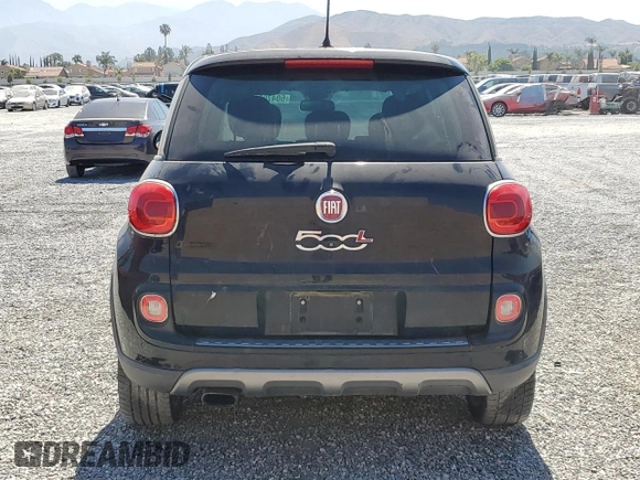 2014 FIAT 500L Trekking with VIN ZFBCFADH4EZ008674, listed as a Copart auction lot 60470524 with 150,428 mi miles and Salvage Title. Bid and sale history available at carsss.com. Image 6.
