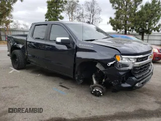 2022 Chevrolet Silverado 1500 LT with VIN 1GCPACEK8NZ618418, listed as a Copart auction lot 55685294 with 33,429 mi miles and Salvage Title. Bid and sale history available at carsss.com. Image 4.