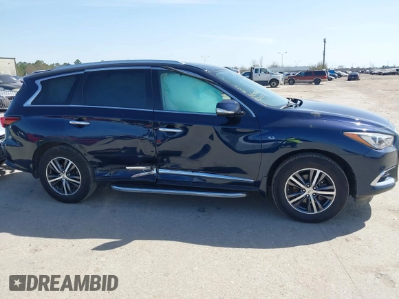 2017 Infiniti QX60 with VIN 5N1DL0MN9HC542587, listed as a IAAI auction lot 41745897 with 85,746 mi miles and . Bid and sale history available at carsss.com. Image 13.