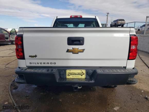 2018 Chevrolet Silverado 1500 Work Truck with VIN 1GCVKNEC0JZ338933, listed as a Copart auction lot 89105895 with 45,502 mi miles and Salvage Title. Bid and sale history available at carsss.com. Image 6.