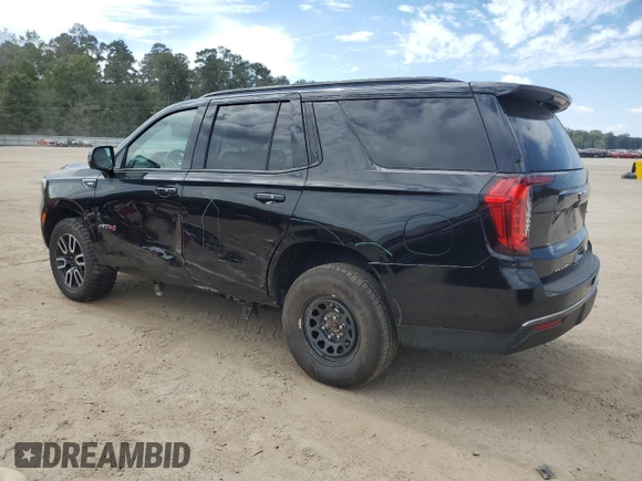 2023 GMC Yukon AT4 with VIN 1GKS2CKD7PR173027, listed as a Copart auction lot 73471844 with 55,318 mi miles and Salvage Title. Bid and sale history available at carsss.com. Image 2.