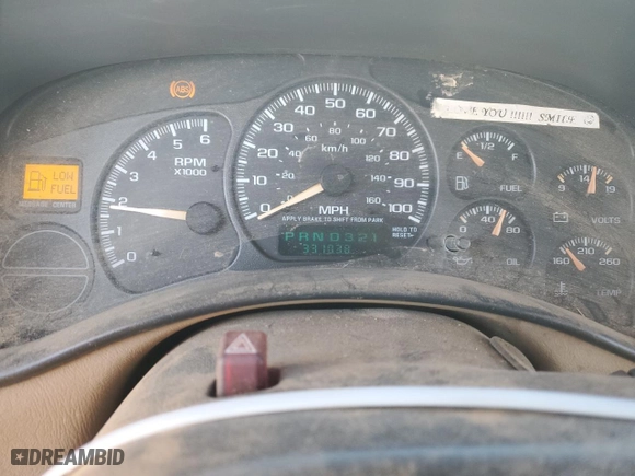2000 Chevrolet Silverado 1500 LT with VIN 1GCEK19T0YE111021, listed as a Copart auction lot 89134345 with 331,038 mi miles and Salvage Title. Bid and sale history available at carsss.com. Image 9.