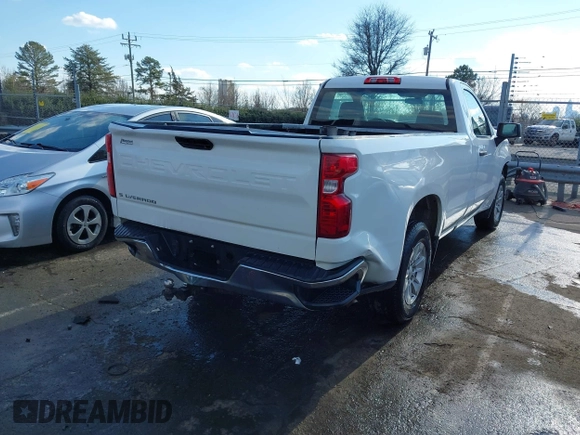 2021 Chevrolet Silverado 1500 Work Truck with VIN 3GCNWAEF7MG219658, listed as a IAAI auction lot 41413179 with 69,461 mi miles. Bid and sale history available at carsss.com. Image 4.