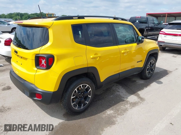 2023 Jeep Renegade Upland with VIN ZACNJDB13PPP56620, listed as a IAAI auction lot 42344453 with 32,308 mi miles and . Bid and sale history available at DreamBid. Image 4.