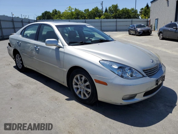 2002 Lexus ES 300 with VIN JTHBF30G420014345, listed as a Copart auction lot 57890135 with 153,695 mi miles and Salvage title. Bid and sale history available at DreamBid. Image 4.