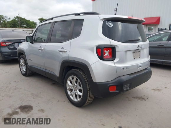 2018 Jeep Renegade Latitude with VIN ZACCJABB4JPJ30676, listed as a IAAI auction lot 42021693 with 55,135 mi miles and . Bid and sale history available at carsss.com. Image 14.