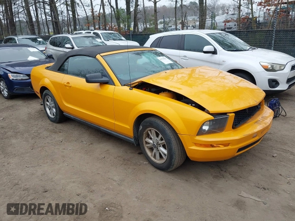 2007 Ford Mustang Deluxe с VIN 1ZVFT84N175345621, выставлен на аукционе IAAI как лот 41770321 с пробегом 163 161 миль миль и . История ставок и продаж доступна на DreamBid. Изображение 1.