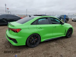 2024 Audi RS 3 z VIN WUAG4DGY4RA911500, wystawiony jako Copart lot #79193154 z przebiegiem Nie podano mil oraz Szkody całkowita. Historia ofert i sprzedaży dostępna na DreamBid. Obrazek 3.