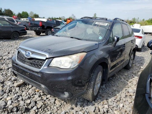 2014 Subaru Forester 2.5i Limited with VIN JF2SJAHC3EH417939, listed as a Copart auction lot 50824965 with 99,328 mi miles and Salvage Title. Bid and sale history available at carsss.com. Image 1.