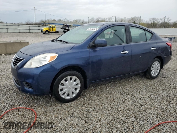 2012 Nissan Versa SL with VIN 3N1CN7AP6CL884278, listed as a Copart auction lot 51774245 with 163,084 mi miles and Salvage Title. Bid and sale history available at carsss.com. Image 1.