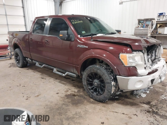 2009 Ford F-150 XL with VIN 1FTPW14V19FA15416, listed as a IAAI auction lot 41203618 with 135,758 mi miles. Bid and sale history available at carsss.com. Image 1.