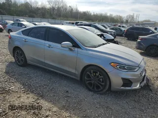 2020 Ford Fusion SEL with VIN 3FA6P0CD9LR130647, listed as a Copart auction lot 50455575 with 94,659 mi miles and Salvage title. Bid and sale history available at DreamBid. Image 4.