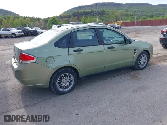 2008 Ford Focus SE with VIN 1FAHP35N58W116555, listed as a IAAI auction lot 42160091 with 162,592 mi miles. Bid and sale history available at carsss.com. Image 4.