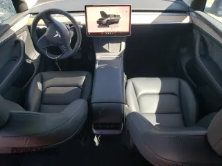 2023 Tesla Model Y Long Range with VIN 7SAYGDEE2PA047794, listed as a Copart auction lot 48397305 with 18,850 mi miles and Salvage Title. Bid and sale history available at DreamBid. Image 8.