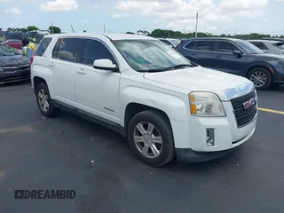 2015 GMC Terrain SLE z VIN 2GKALMEK0F6323076, wystawiony jako IAAI lot #42376201 z przebiegiem 129 873 mil mil oraz . Historia ofert i sprzedaży dostępna na DreamBid. Obrazek 1.