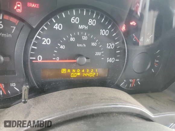 2004 Nissan Titan LE with VIN 1N6AA07A94N507274, listed as a Copart auction lot 47797205 with 144,021 mi miles and Salvage Title. Bid and sale history available at DreamBid. Image 9.