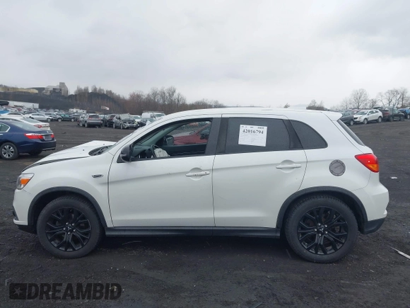 2018 Mitsubishi Outlander Sport ES 2.0 with VIN JA4AP3AU4JU011803, listed as a IAAI auction lot 42016794 with 120,544 mi miles. Bid and sale history available at carsss.com. Image 14.