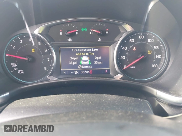 2022 Chevrolet Equinox LT with VIN 3GNAXKEV8NL259157, listed as a IAAI auction lot 42066917 with 38,206 mi miles and . Bid and sale history available at DreamBid. Image 7.