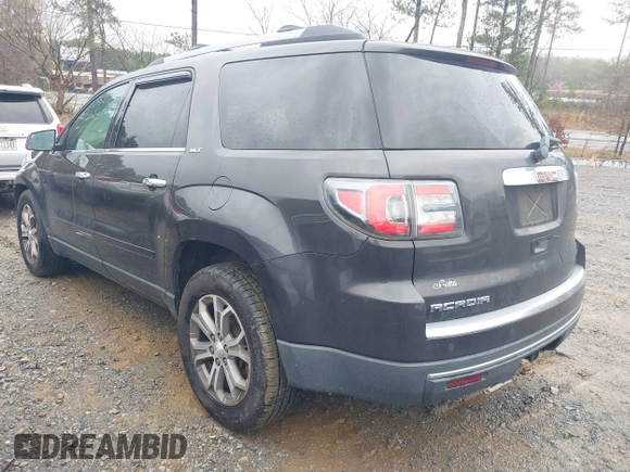 2014 GMC Acadia SLT with VIN 1GKKRRKD3EJ216935, listed as a IAAI auction lot 41835732 with 208,317 mi miles. Bid and sale history available at carsss.com. Image 3.
