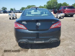 2013 Hyundai Genesis Coupe Premium with VIN KMHHT6KD1DU099628, listed as a Copart auction lot 65856805 with 152,055 mi miles and Clean title. Bid and sale history available at DreamBid. Image 6.