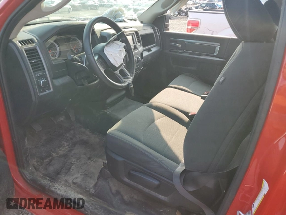 2022 Ram 1500 Express z VIN 3C6JR6AG8NG239024, wystawiony jako Copart lot #58203275 z przebiegiem 98 492 mil mil oraz Szkoda całkowita • Salvage title. Historia ofert i sprzedaży dostępna na DreamBid. Obrazek 7.