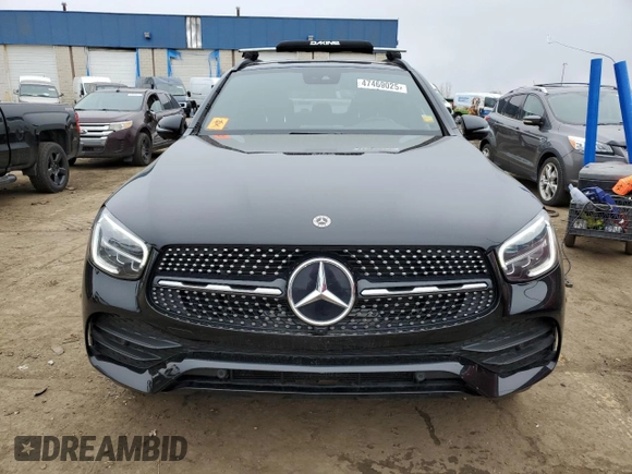 2022 Mercedes-Benz GLC 300 with VIN W1N0G8EB5NV331163, listed as a Copart auction lot 47469025 with 43,404 mi miles and Salvage Title. Bid and sale history available at DreamBid. Image 5.
