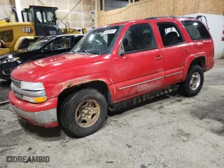 2002 Chevrolet Tahoe LT with VIN 1GNEK13Z12J312414, listed as a Copart auction lot 43833825 with 0 mi miles and Salvage Title. Bid and sale history available at carsss.com. Image 1.