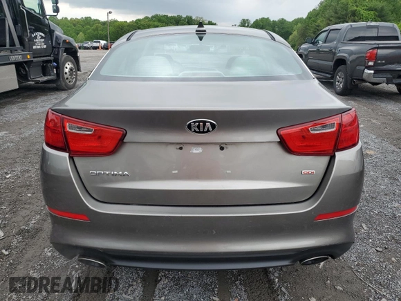 2015 Kia Optima LX with VIN 5XXGM4A71FG440354, listed as a Copart auction lot 55690795 with 90,895 mi miles and Salvage title. Bid and sale history available at DreamBid. Image 6.