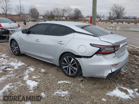2020 Nissan Maxima S with VIN 1N4AA6BVXLC383435, listed as a IAAI auction lot 41176637 with 65,827 mi miles and . Bid and sale history available at DreamBid. Image 3.