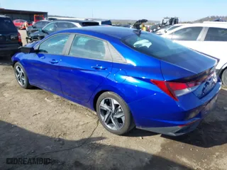 2023 Hyundai Elantra SEL with VIN KMHLS4AG2PU477344, listed as a IAAI auction lot 41434188 with 24,610 mi miles. Bid and sale history available at carsss.com. Image 3.