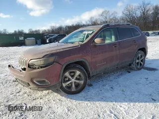 2019 Jeep Cherokee Limited with VIN 1C4PJMDX9KD282712, listed as a Copart auction lot 88739075 with 116,003 mi miles and Salvage Title. Bid and sale history available at carsss.com. Image 1.