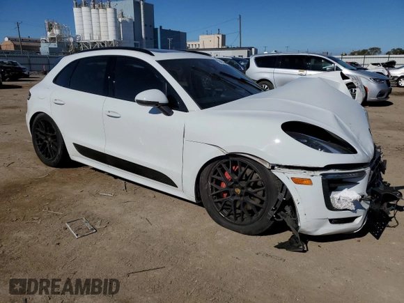 2018 Porsche Macan GTS with VIN WP1AG2A55JLB61657, listed as a Copart auction lot 76485304 with Not Provided miles and Salvage Title. Bid and sale history available at DreamBid. Image 4.