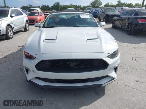 2018 Ford Mustang EcoBoost Premium with VIN 1FATP8UH7J5118080, listed as a IAAI auction lot 41955307 with 93,378 mi miles and . Bid and sale history available at carsss.com. Image 12.