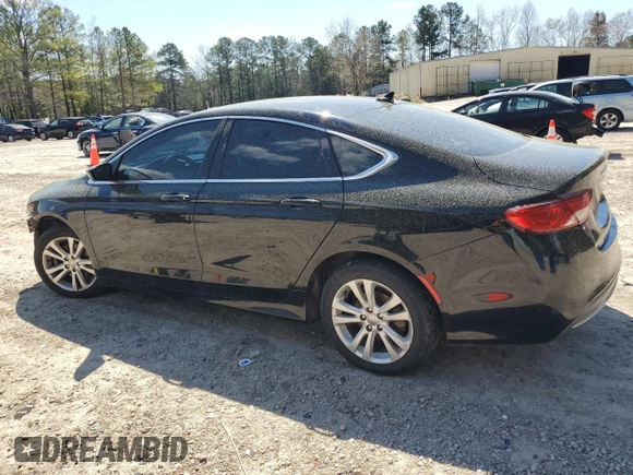 2015 Chrysler 200 Limited with VIN 1C3CCCAB7FN693610, listed as a Copart auction lot 50337665 with 168,784 mi miles and Salvage Title. Bid and sale history available at carsss.com. Image 2.