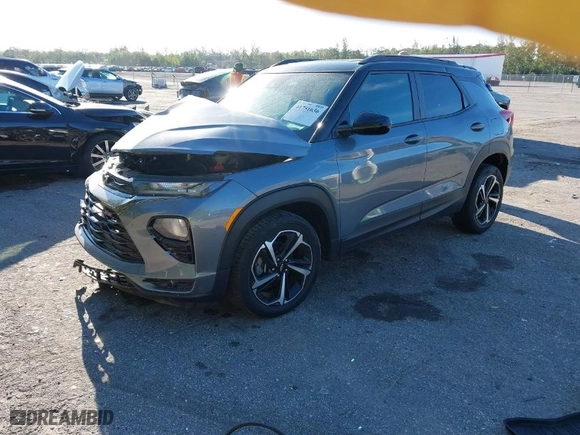2021 Chevrolet TrailBlazer RS with VIN KL79MUSL5MB133239, listed as a IAAI auction lot 41751636 with 41,323 mi miles. Bid and sale history available at carsss.com. Image 2.